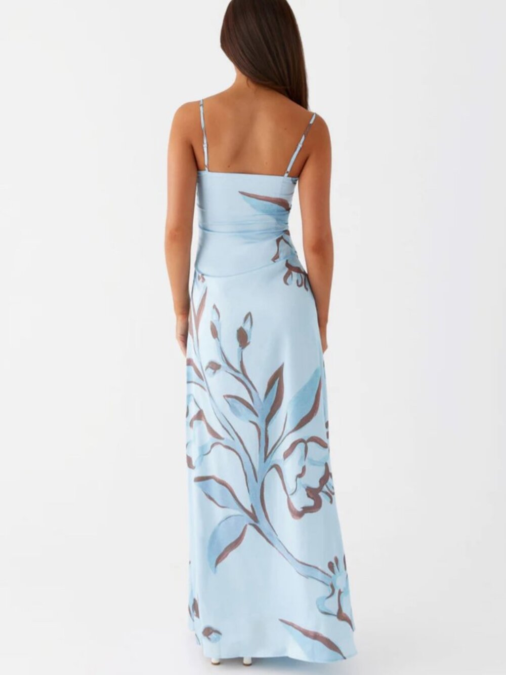 Peppermayo Aster Bloom Maxi Dress - Blue Floral | Size US 8 - Picture 2 of 2